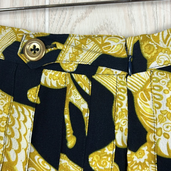 Anthropologie Maeve Jade A-Line Horse Print Pleated Knee Length Skirt, 0 - Picture 6 of 8